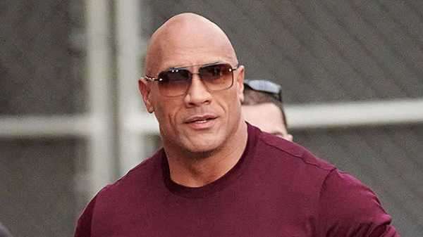 The Rock Reveals His Muscular Thighs In Short Shorts While Prepping For ...