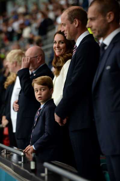 See Kate Middleton and Prince George at Euro 2020 England v. Italy Final