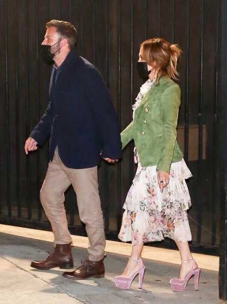 Jennifer Lopez and Ben Affleck Dress Up for Hamilton Date Night