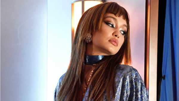 Gigi Hadid Rocks Plunging Sequin Mini Dress For Savage X Fenty Fashion Show 1 Year After Giving Birth