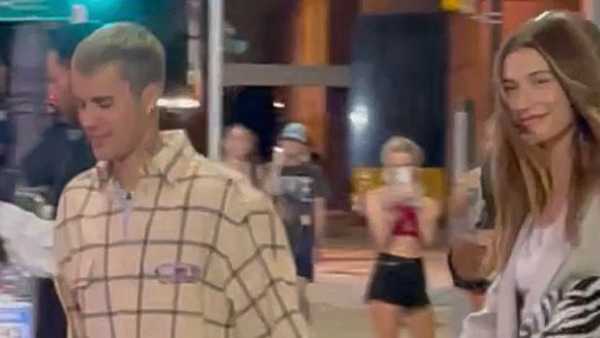 Hailey Baldwin Sports Daisy Dukes & An Oversized Blazer On Philly Date