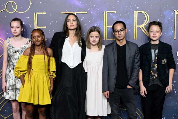 Angelina Jolie and Her Kids Dress Up at the London ‘Eternals’ Premiere