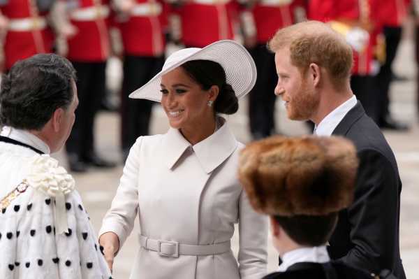 Meghan Markle Wears White Dress for Platinum Jubilee Service of Thanksgiving