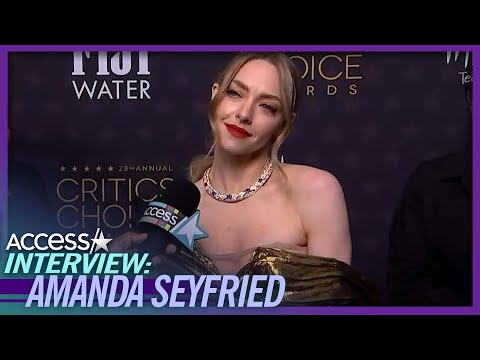 Amanda Seyfried Jokes About Critics’ Choice Awards Wardrobe Malfunction As Dress ‘Keeps Breaking’: Watch