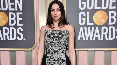 Ana De Armas Rocks Black & Silver Dress At 2023 Golden Globe Awards: Photo