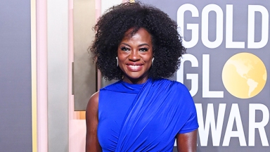 Viola Davis Rocks Royal Blue As ‘The Woman King’ Competes At The 2023 Golden Globes: Photos