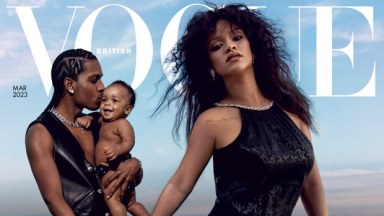 Rihanna & A$AP Rocky Debut 1st Family Portrait With Son On ‘Vogue’ Cover