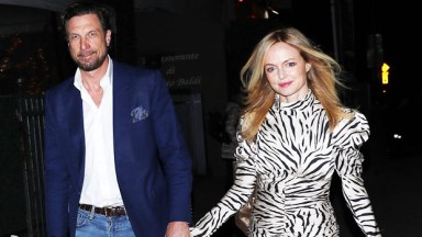 Heather Graham Stuns In Mini Dress For Rare Public Date Night With John de Neufville