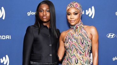 Zaya Wade, 15, Stuns In Black Mini Dress With Gabrielle Union At GLAAD Awards: Photo