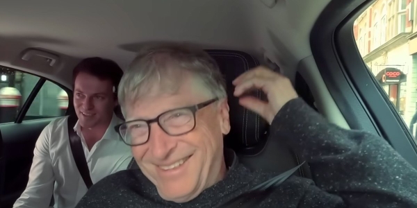 Bill Gates rode in an autonomous vehicle in London