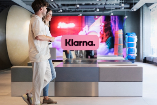 Klarna employees in one of Klarna's offices.