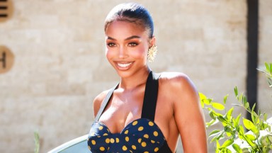 Lori Harvey Rocks Bikini Bottoms & Crop Top For Cabo Vacation Look