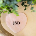 For JOD, Cosmogen creates a Gua Sha made of pink quartz