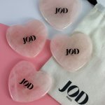 For JOD, Cosmogen creates a Gua Sha made of pink quartz