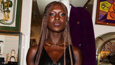 Jodie Turner-Smith Slays Sexy Black Leather Mini Dress After Ex Joshua Jackson Seen With Lupita Nyong’o