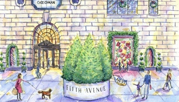 Nest to scent a section of New York's Fifth Avenue this holiday season