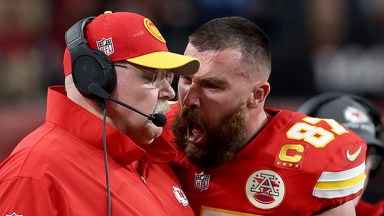 Chiefs Coach Andy Reid Addresses Travis Kelce Yelling at Him During the Super Bowl