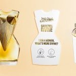 SCENTOUCH, a patented paper object recreating the same design as the bottle, which reveals a detachable perfume applicator/tester, thereby reproducing the gesture of opening the cap of a perfume bottle. The applicator transfers the fragrance to the skin. (Photo: Aptar Beauty)