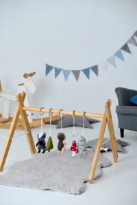Woodland Baby Play Gym: A Natural Wonderland for Your Little Explorer