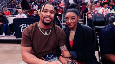 Simone Biles’ Husband Jonathan Owens Cheers Her on During XFinity Championships: Video