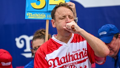 Joey Chestnut Out at Nathan’s Hot Dog Eating Contest for the First Time in 18 Years