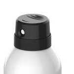 Maya, Aptar's new customizable hood-free aerosol actuator solution (Photo: Aptar Beauty)