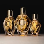 FaiveleyTech creates a jewel-like collar for the 50 and 90 ml bottles of Rabanne's Million Gold For Her (Photo : Courtesy of Rabanne)