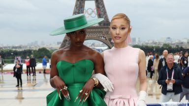 Ariana Grande & Cynthia Erivo Defy Gravity at the Paris Olympics in ‘Wicked’-Inspired Outfits