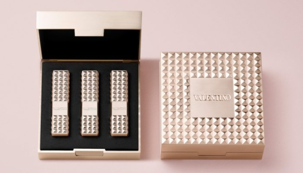 Pure Trade designs an aluminum case for Valentino Spike lipsticks