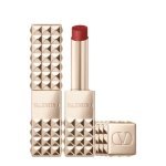 The now-iconic refillable matte lipstick from Valentino Beauty comes in a square-shaped gold aluminum case (Photo: Courtesy of Cosmogen)