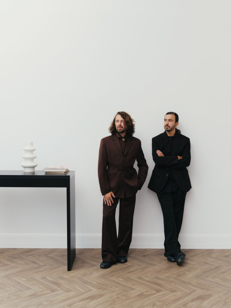 Andreas Moskin brand founders on upcoming UFW show, debut women's line, and working with veterans