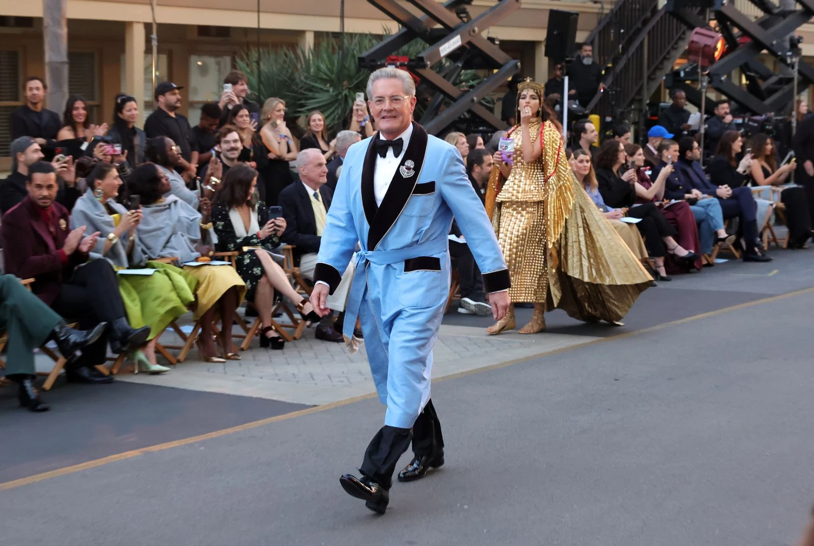 Kyle MacLachlan on the Vogue World: Hollywood catwalk Kyle MacLachlan on the Vogue World: Hollywood catwalk4