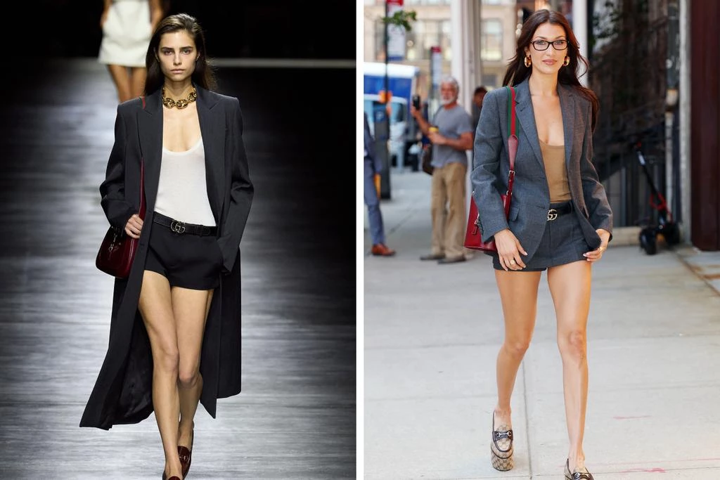 Gucci spring-summer 2024, Bella Hadid in the same Gucci look3