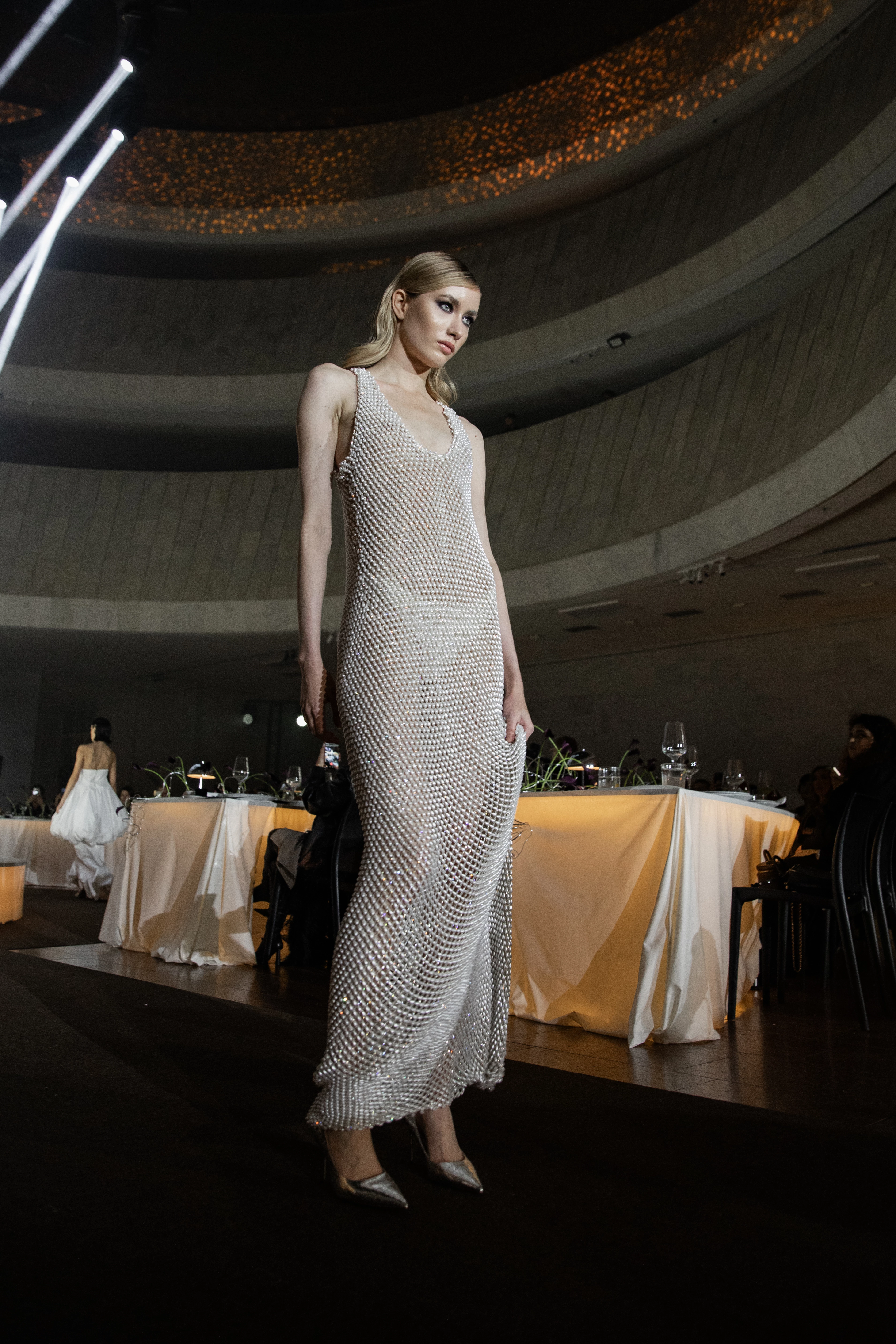Gasanova's Debut Couture Unveiled at Ukrainian House: A Radiant Display
9
