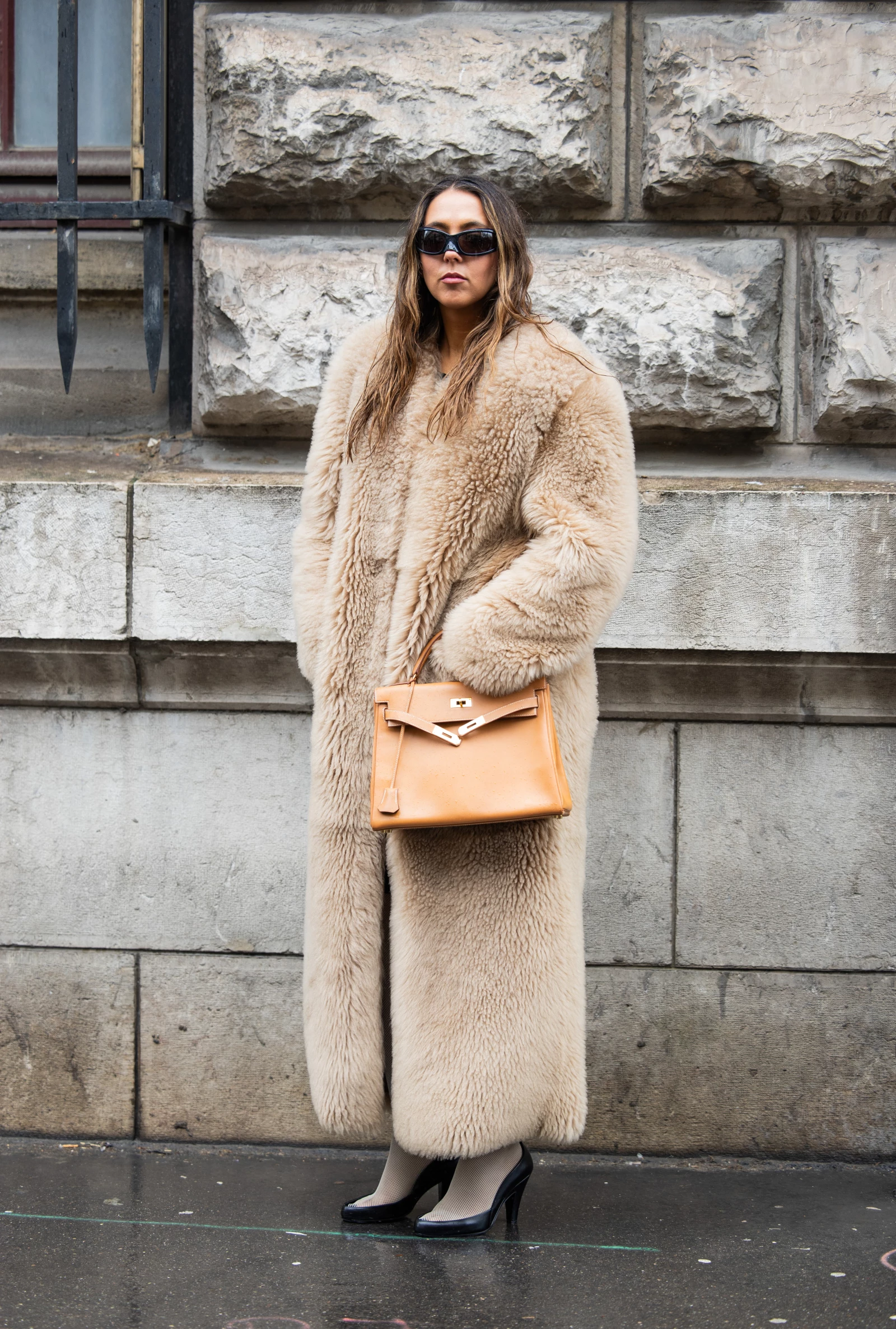 This winter, swap your puffer for a cozy teddy coat.
3