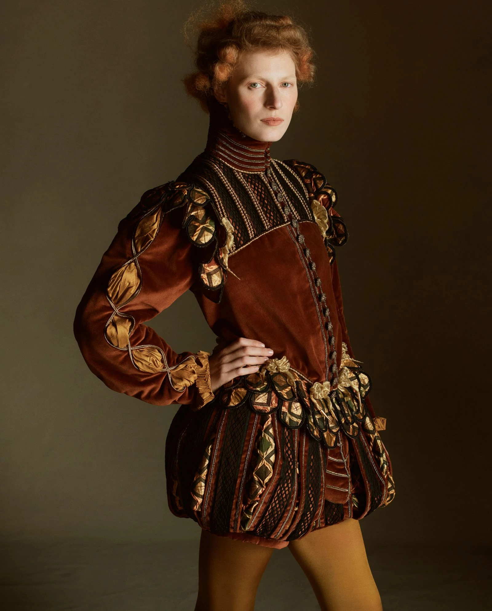 Julia Nobis in a costume created for the film 7