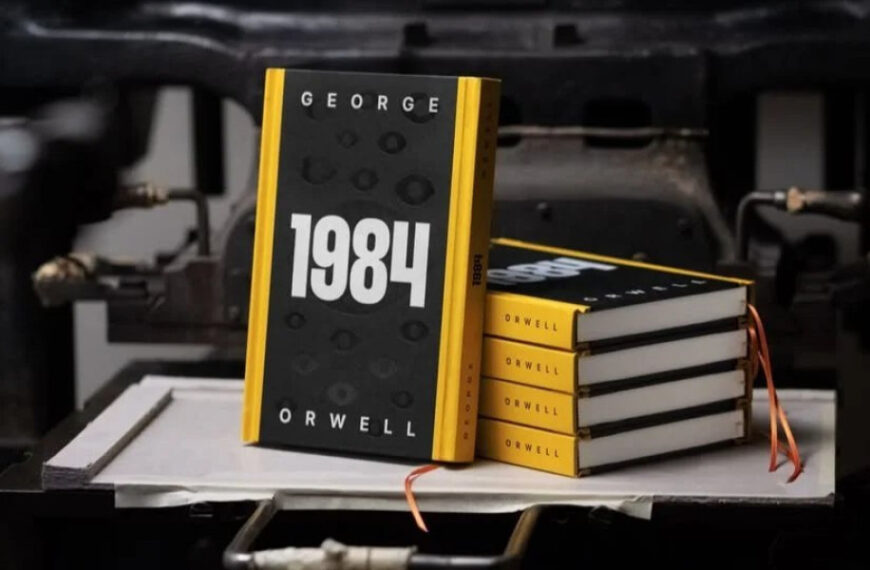 A symbolic edition of Orwell's novel “1984” has been released in Sweden, which is impossible to read