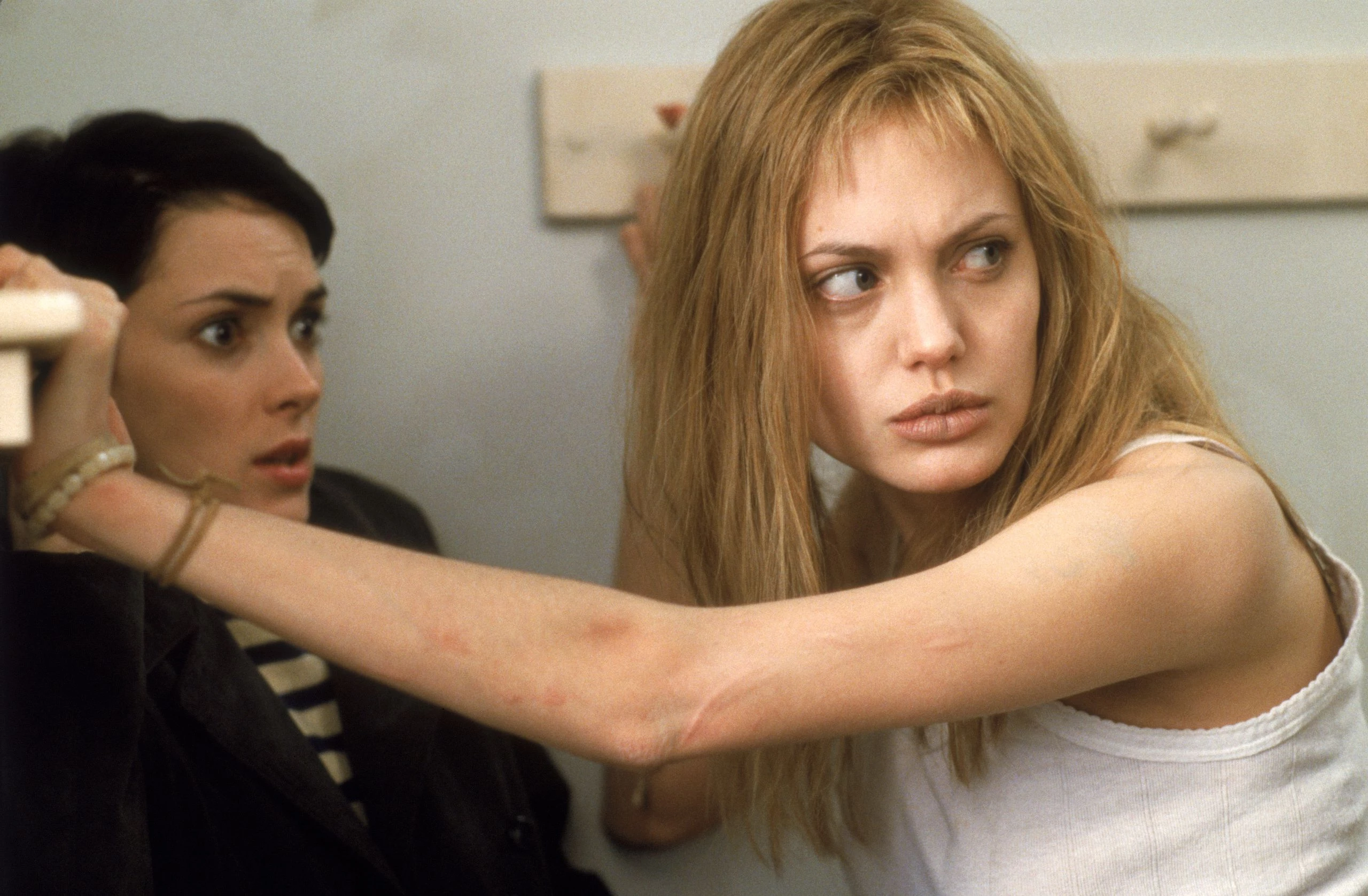 Winona Ryder and Angelina Jolie at the film8