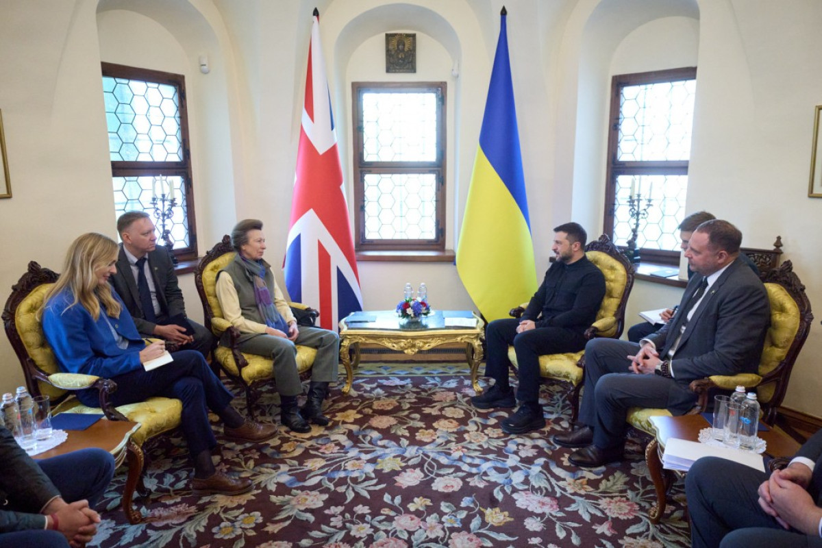 Princess Anne in Kyiv: meeting with Zelensky and Olena Zelenska, honoring the memory of war children1