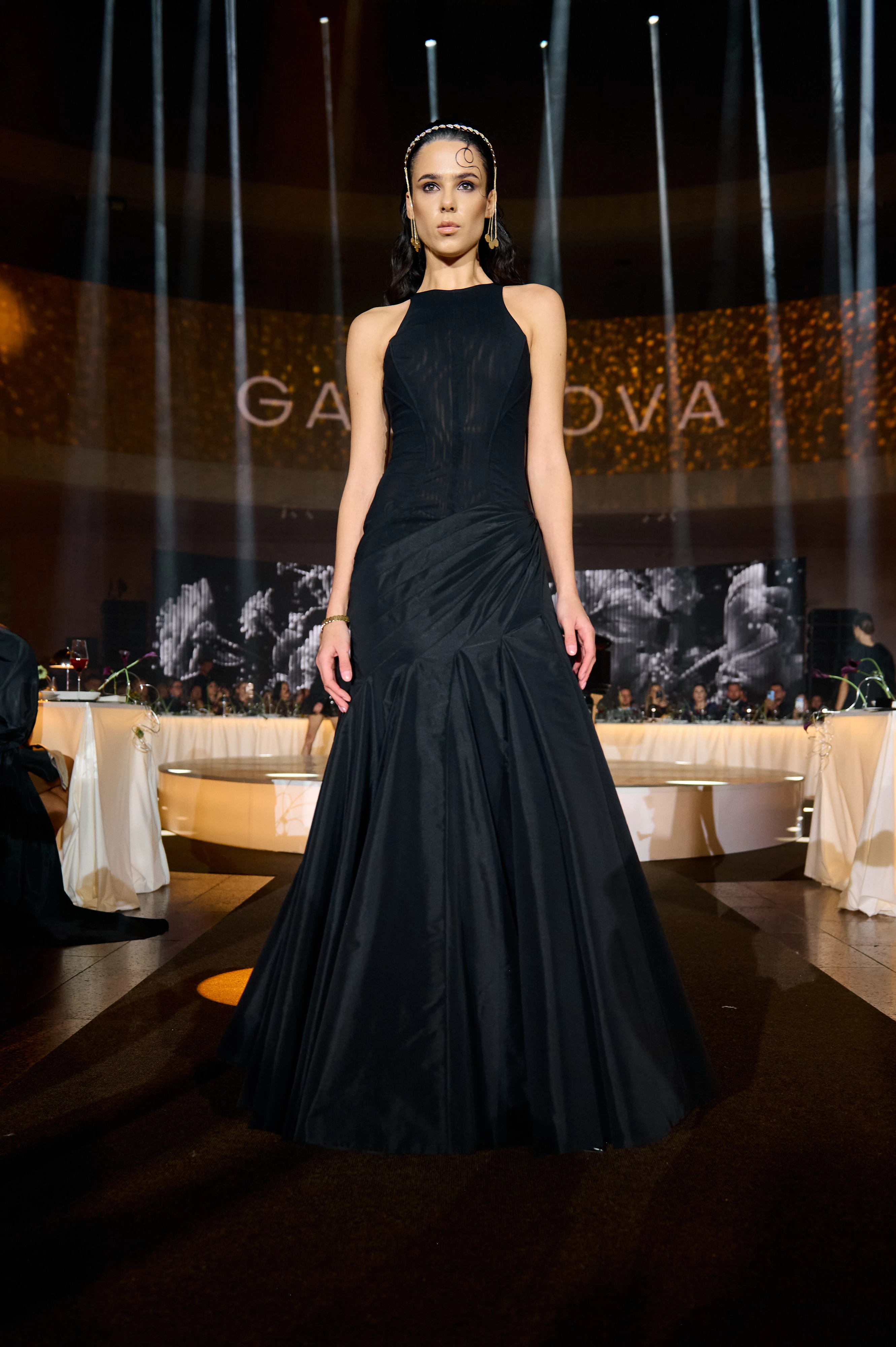 Gasanova's Debut Couture Unveiled at Ukrainian House: A Radiant Display
8