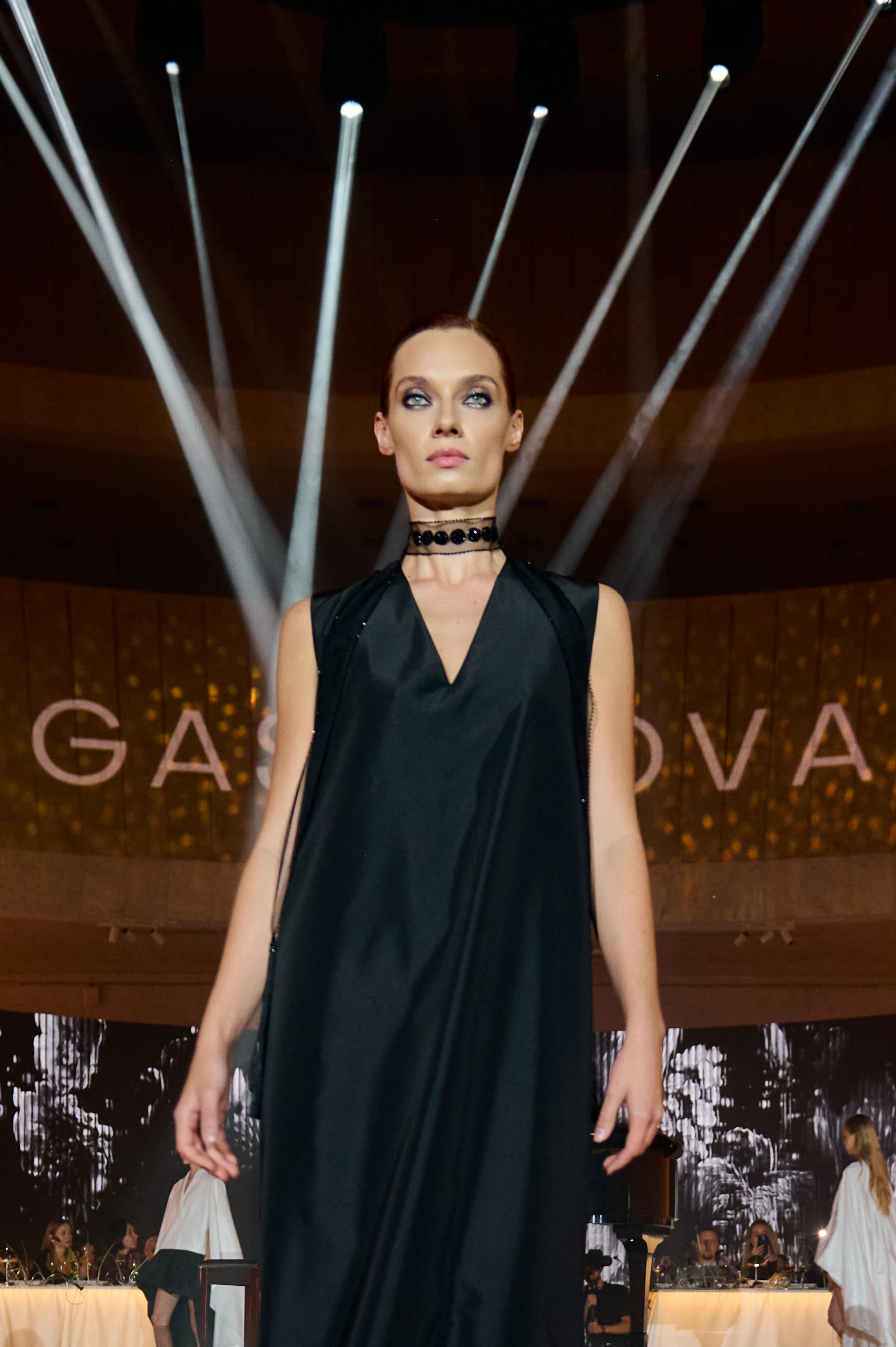 Gasanova's Debut Couture Unveiled at Ukrainian House: A Radiant Display
7