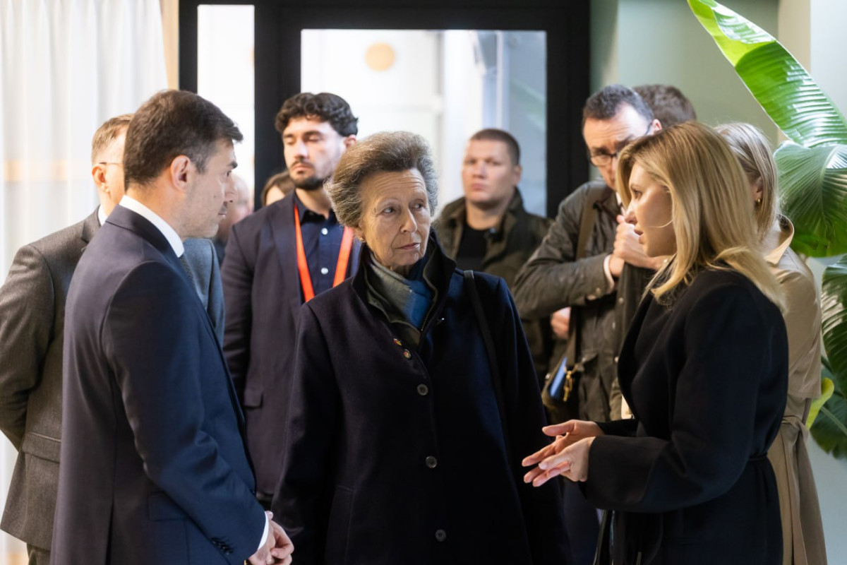 Princess Anne in Kyiv: meeting with Zelensky and Olena Zelenska, honoring the memory of war children2