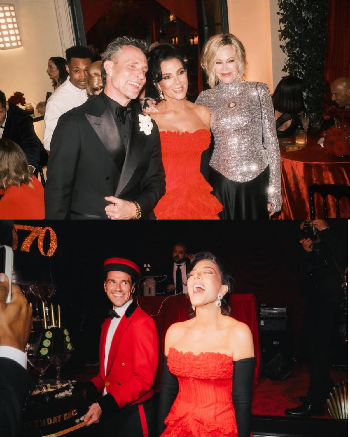 Kris Jenner's Bond-Themed 70th Bash: Pics
15