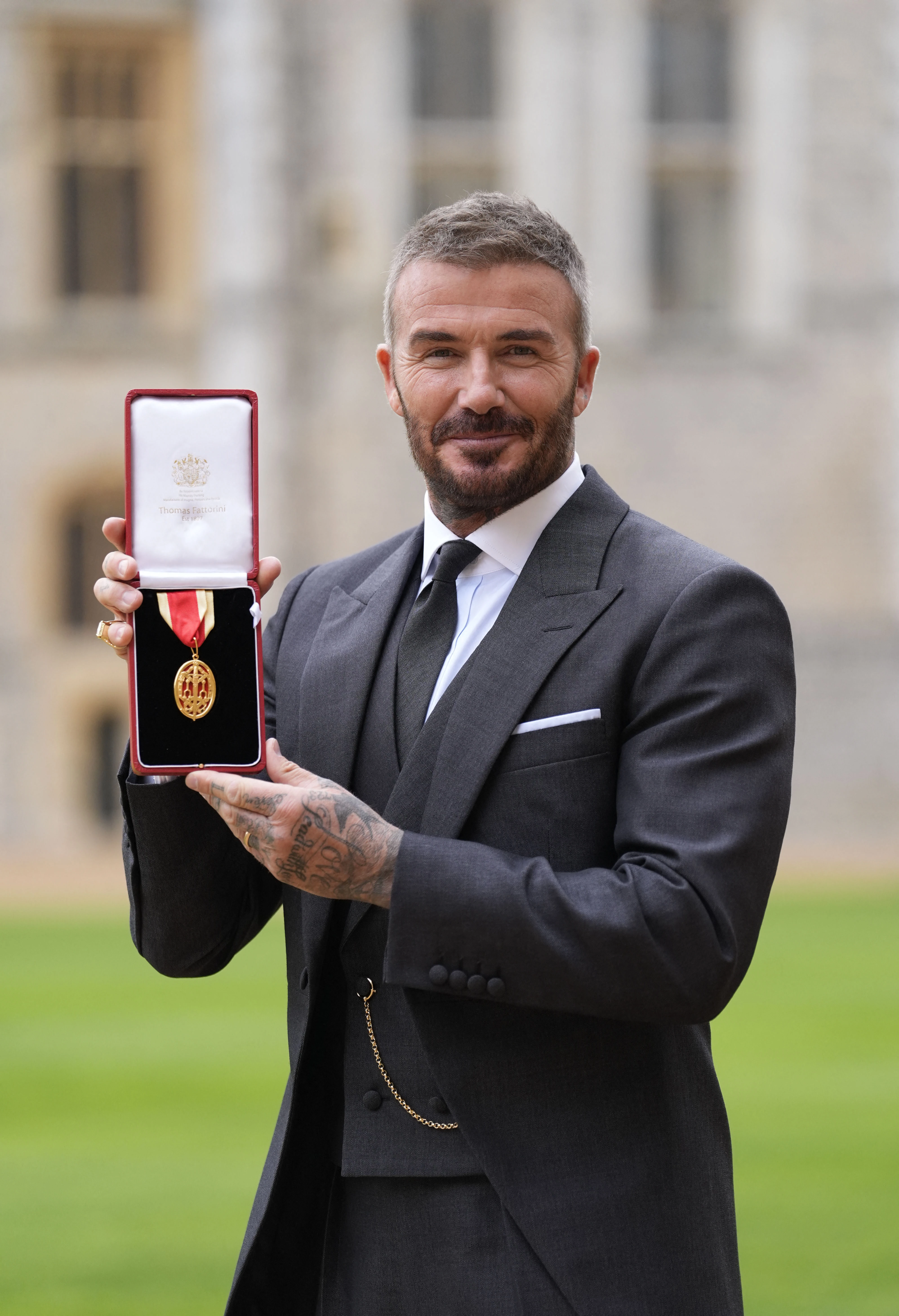 David Beckham relinquishes the title of celebrant to King Charles0