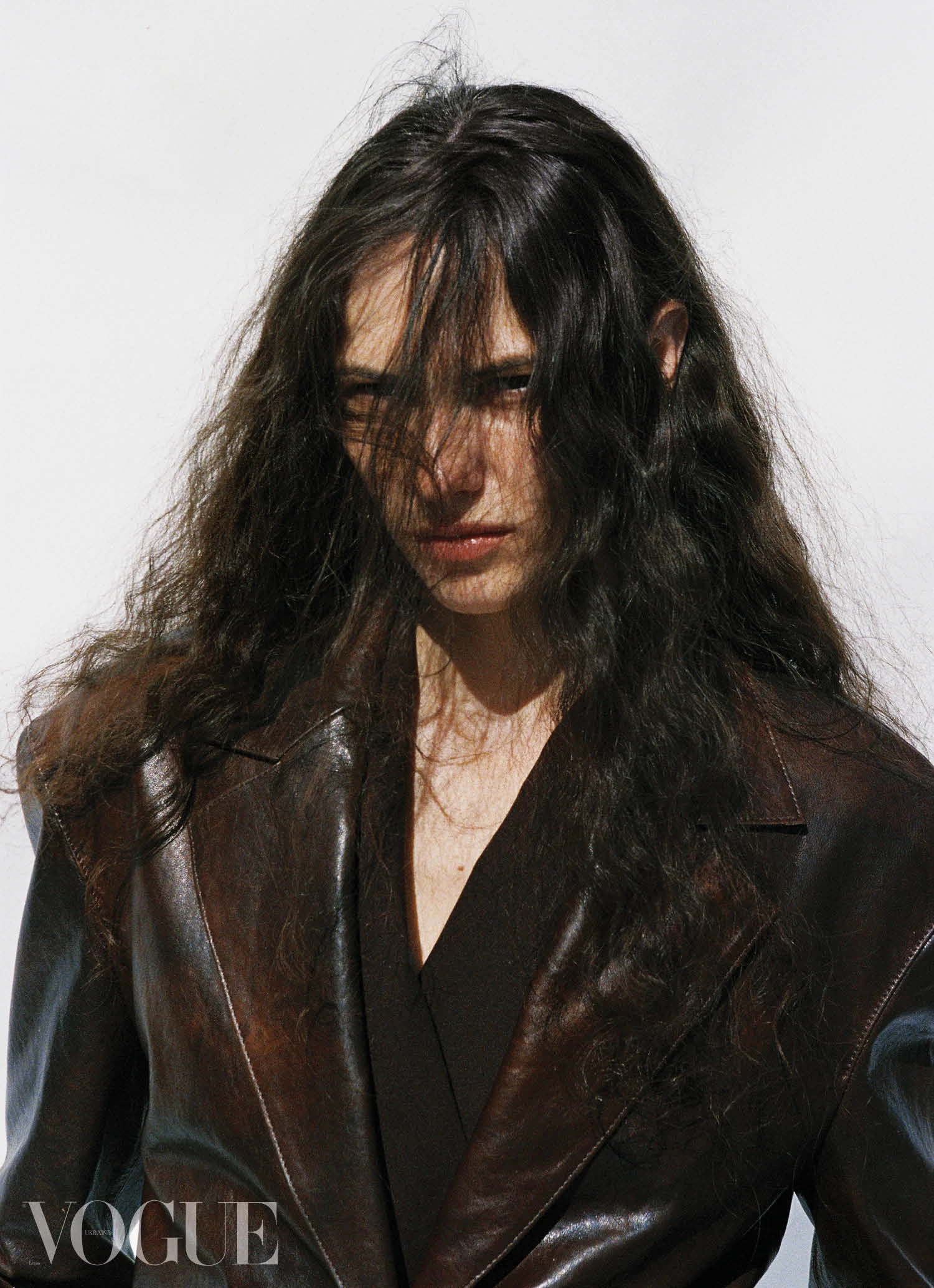 Magda Butrym leather coat, Elenareva wool jacket3