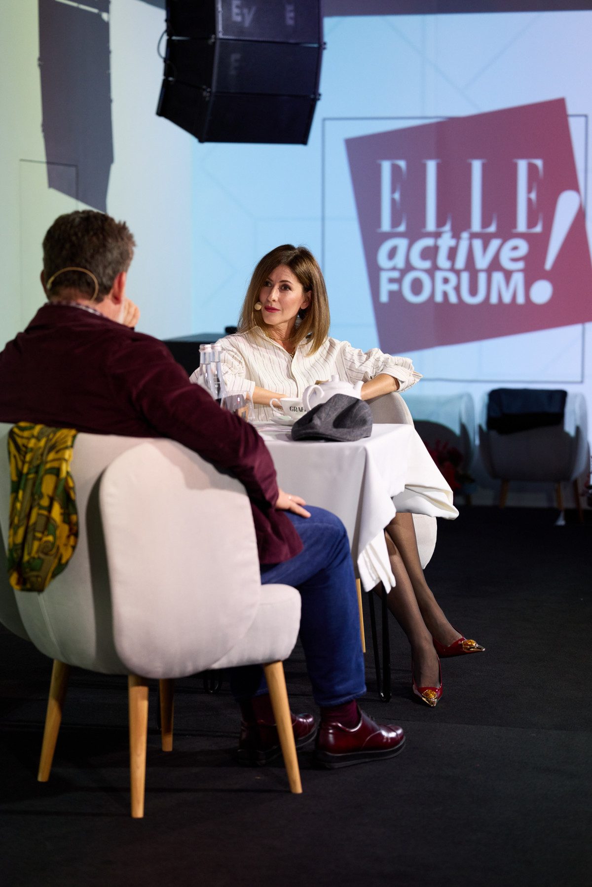 Unscripted Exchange: Andriy Zdesenko and Maryna Avdeeva's Charismatic, Leading, and Inspiring Business Talk at ELLE Active Forum
2