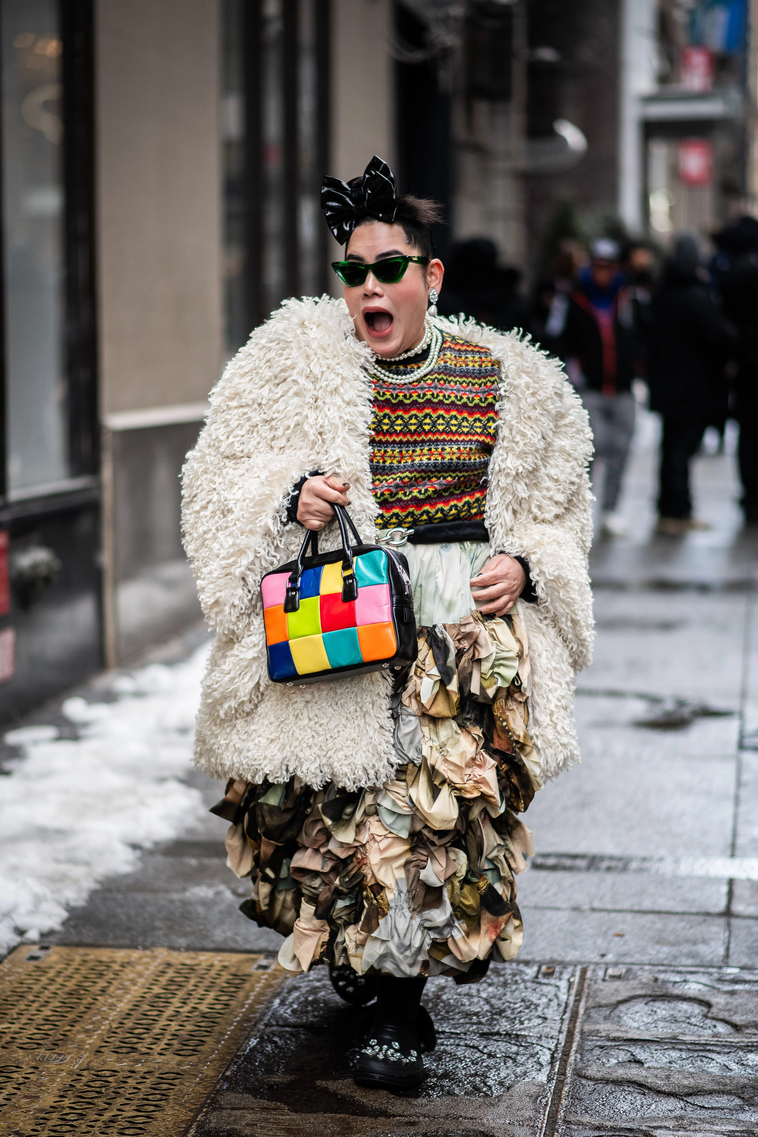 Streetstyle: the most fashionable girls on the streets of New York4