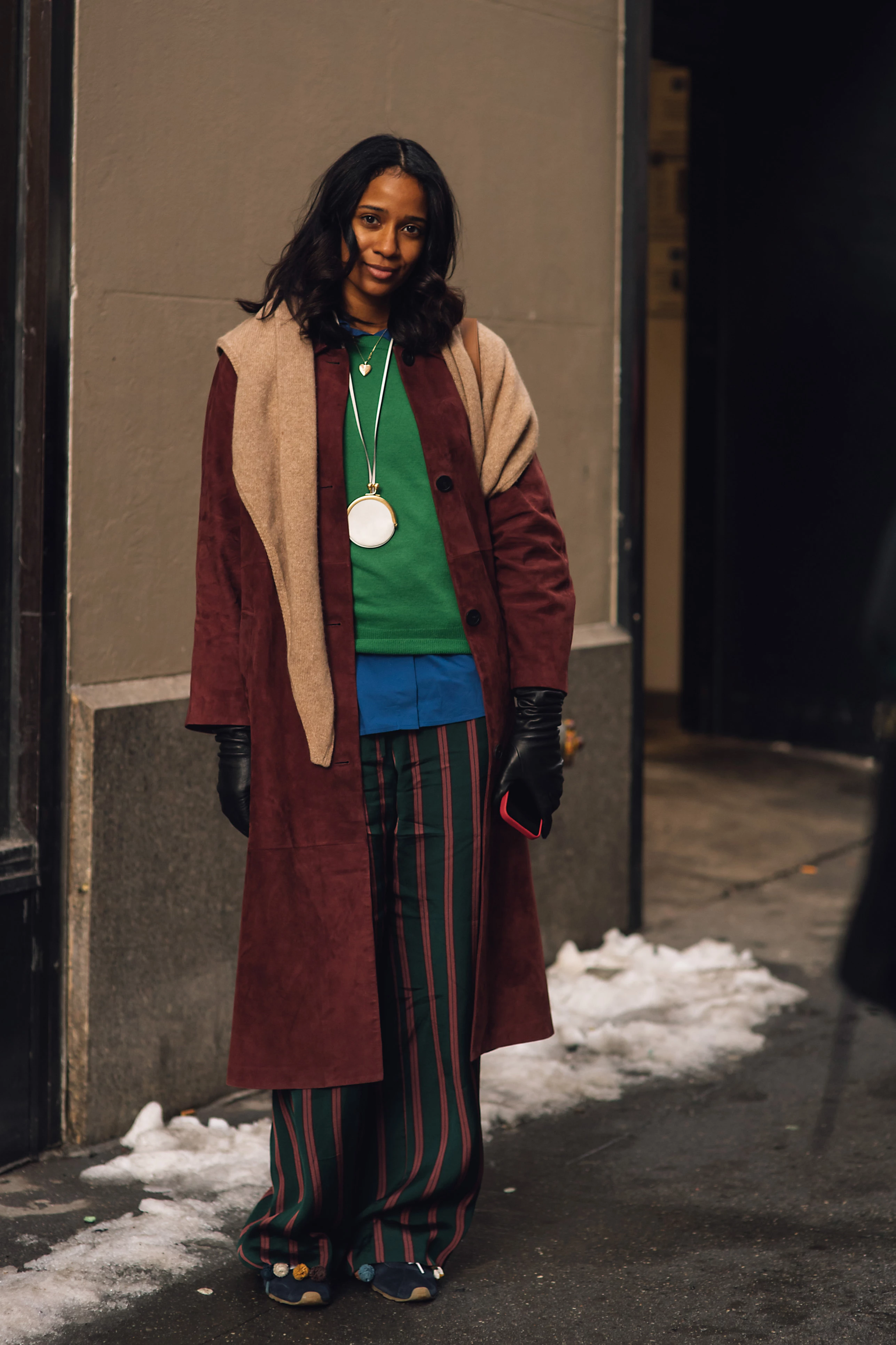 Streetstyle: the most fashionable girls on the streets of New York18