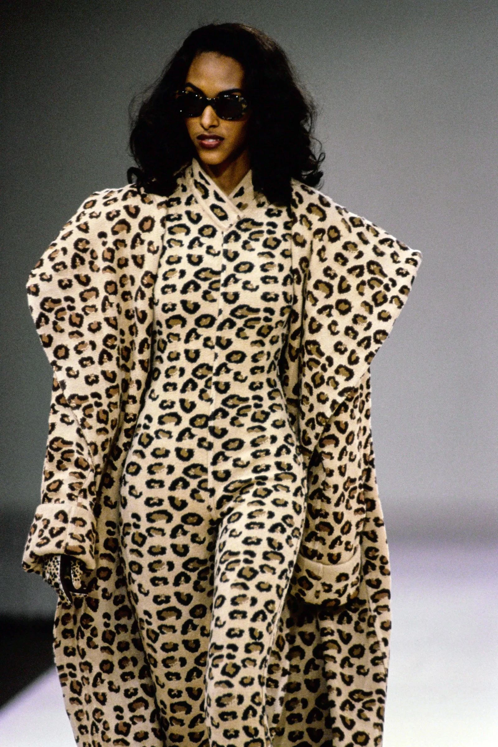 Leopard print was popular in Azzedine Alaia's collections1