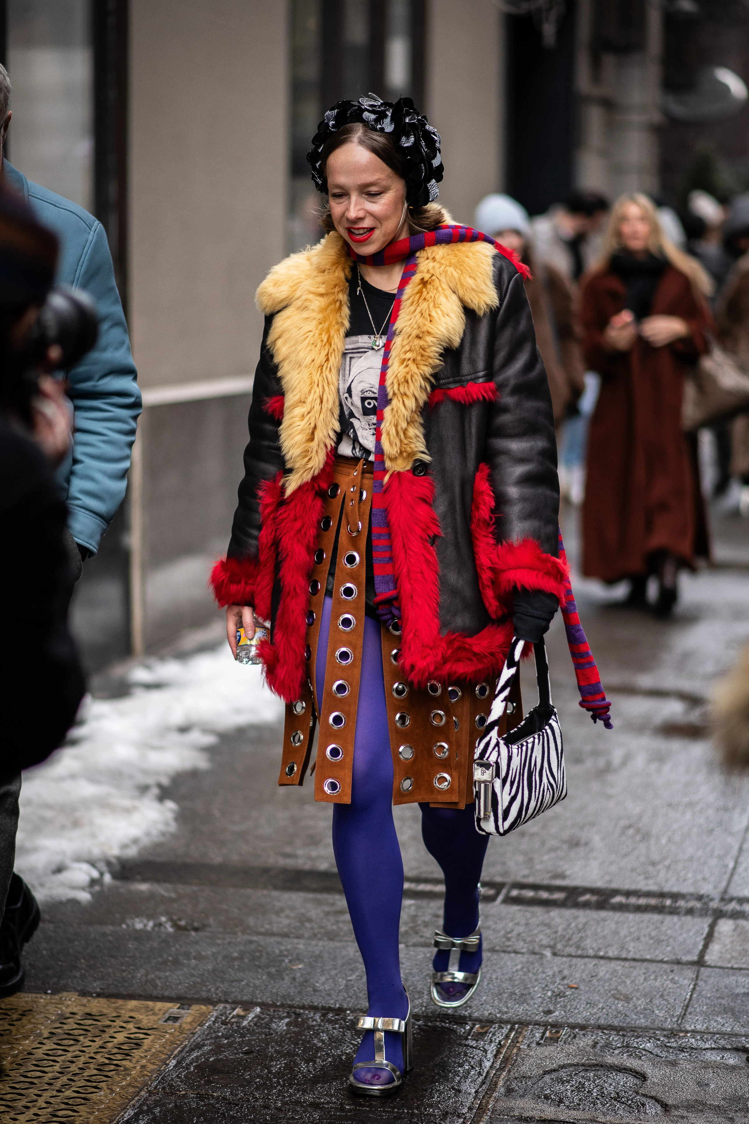 Streetstyle: the most fashionable girls on the streets of New York0